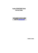 Free Acer Aspire 5530 5530G service manual