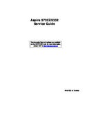 Free Acer Aspire 5732Z 5332 service manual