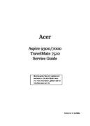 Free Acer Aspire 9300 7000 TravelMate 7510 service manual