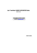 Free Acer TravelMate 2400 3210 3220 3230 service manual