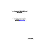 Free Acer TravelMate 4070 4080 service manual
