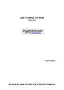 Free Acer TravelMate 8100 service manual