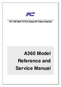 Free Clevo FIC/Medion A360 service manual