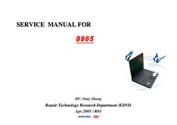 Free Clevo Mitac 8965 service manual