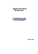 Free Gateway LT31 service manual