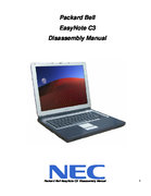 Free NEC/Packagrd Bell EasyNote C3 service manual