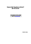 Free NEC/Packagrd Bell EasyNote LJ75 LJ77 service manual