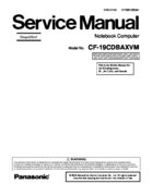 Free Panasonic CF-19CDBAXVM service manual
