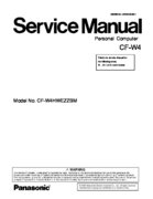 Free Panasonic CF-W4HWEZZBM service manual