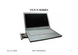 Free Sony VGN-N service manual